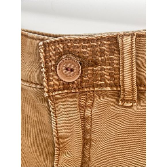 Anthropologie Chino Shorts Women Size 25 Brown Tan Relaxed Fit - Picture 5 of 13
